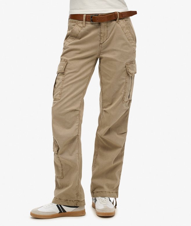 Superdry Low Rise Straight Cargo Pants