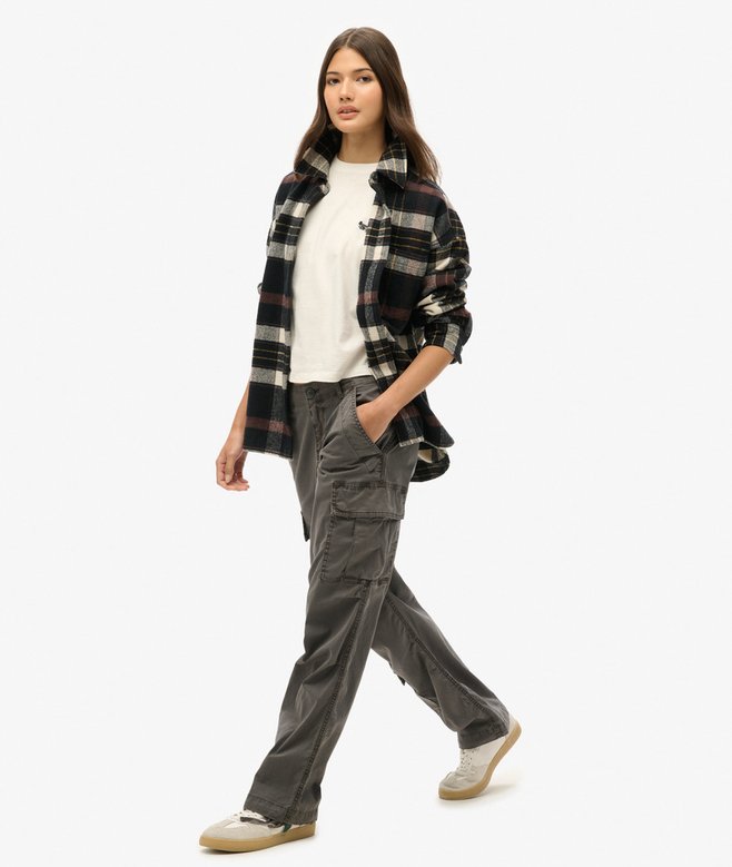 Superdry Low Rise Straight Cargo Pants