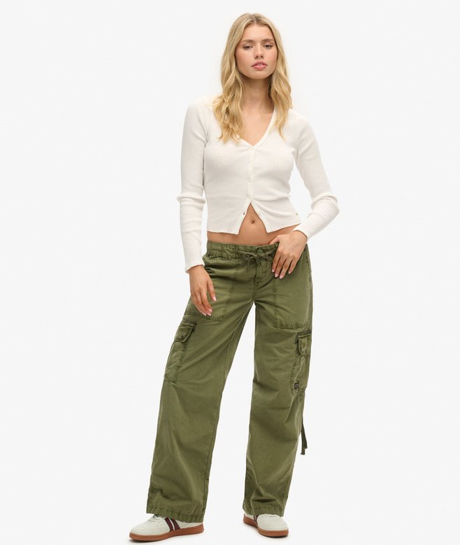 superdry Low Rise Utility Pants