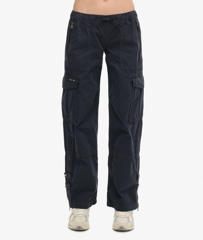 Superdry Low Rise Wide Leg Cargo Pants