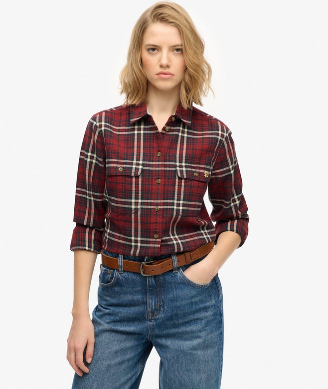 superdry Lumberjack Check Flannel Shirt