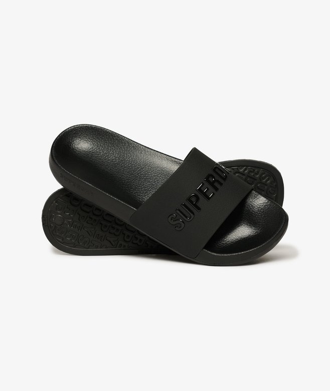 superdry Luxe Logo Pool Sliders