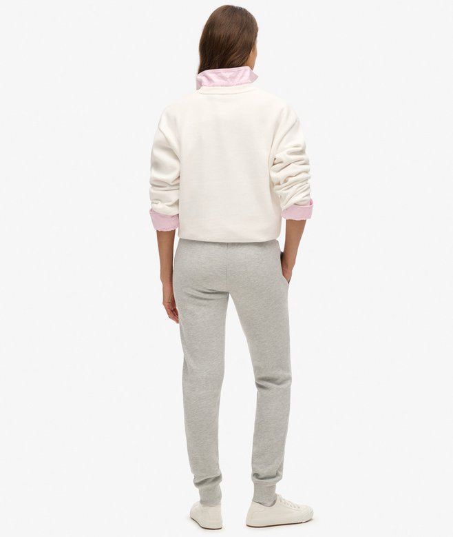 Superdry Luxe Metallic Logo Slim Joggers