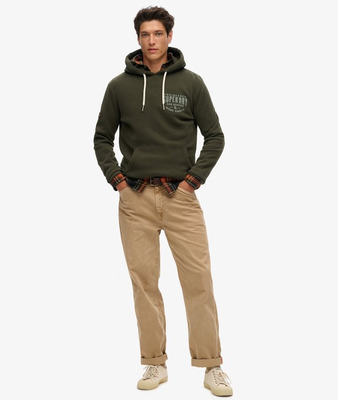 Superdry Machined Goods Workwear Hoodie