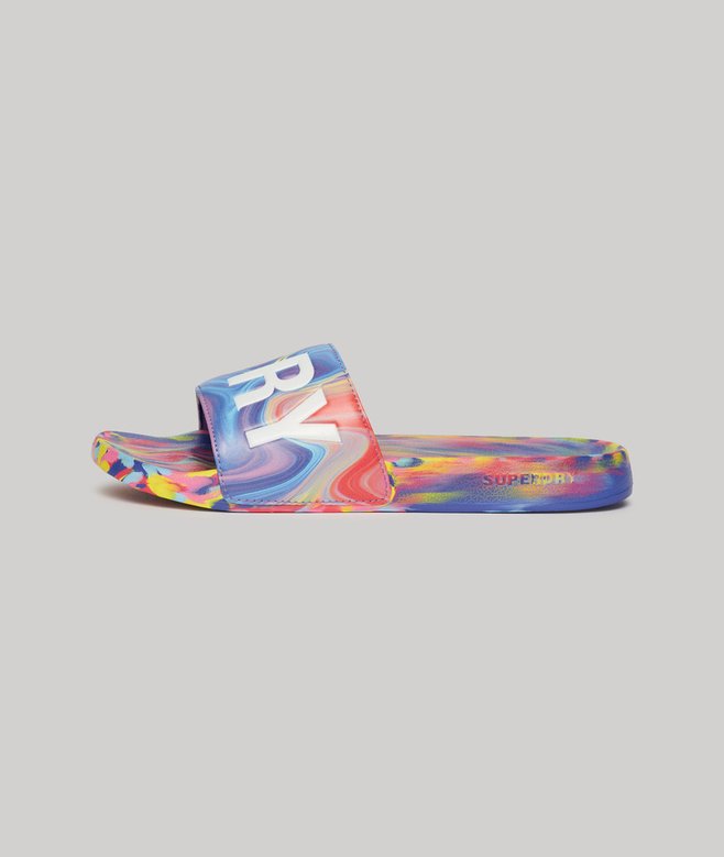 Superdry Marble Pool Sliders