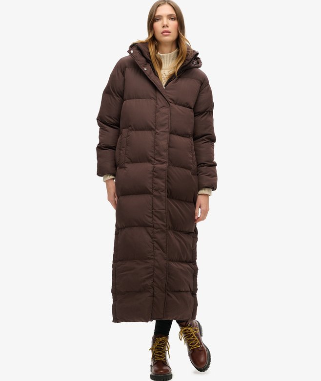 Superdry Maxi Hooded Puffer Coat