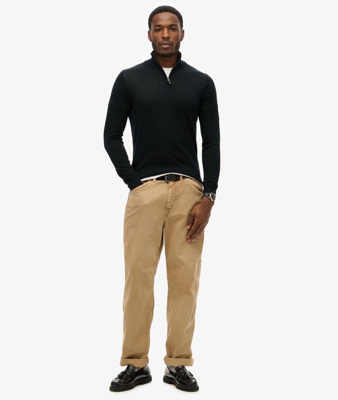 Superdry Merino Half Zip Jumper