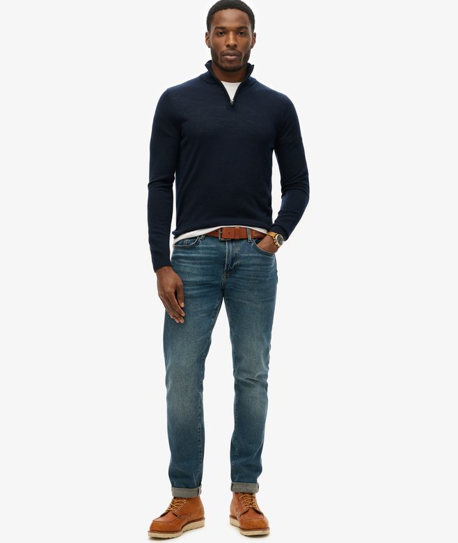 Superdry Merino Half Zip Jumper