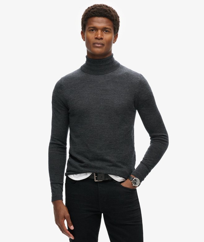 superdry Merino Rollneck Jumper