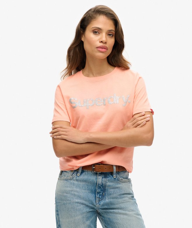 superdry Metallic Core Logo T-Shirt