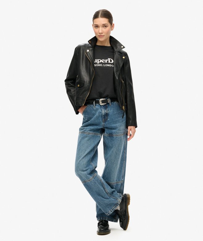 Superdry Metallic Venue Relaxed Tee