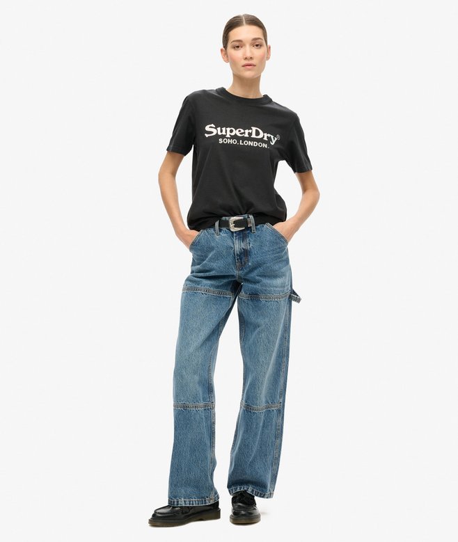Superdry Metallic Venue Relaxed Tee