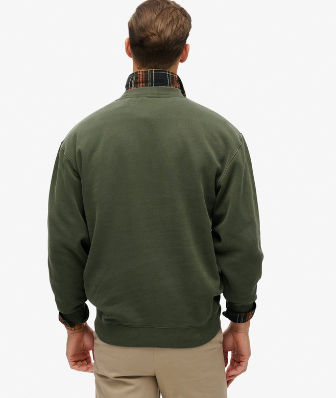 Superdry Micro Logo Graphic Loose Crew Sweatshirt