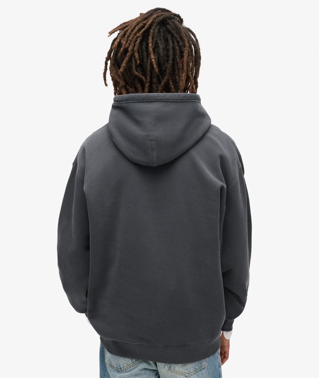 Superdry Micro Logo Graphic Loose Hoodie