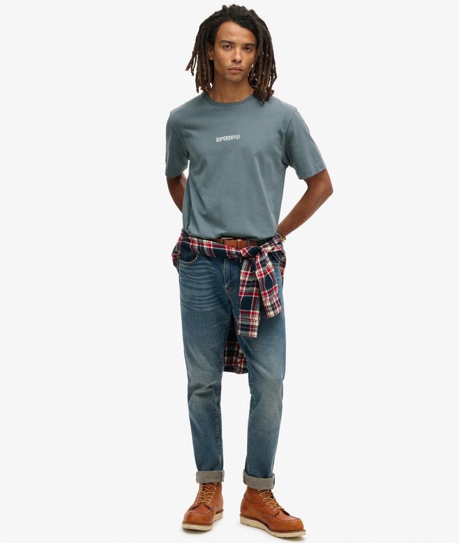 Superdry Micro Logo Graphic Loose T-Shirt