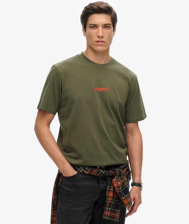 superdry Micro Logo Graphic Loose T-Shirt