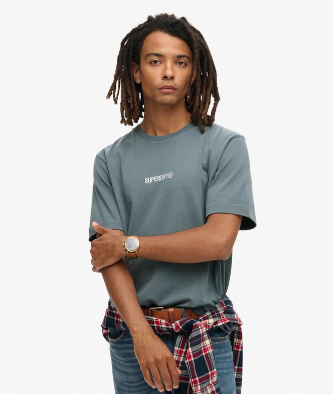 superdry Micro Logo Graphic Loose T-Shirt