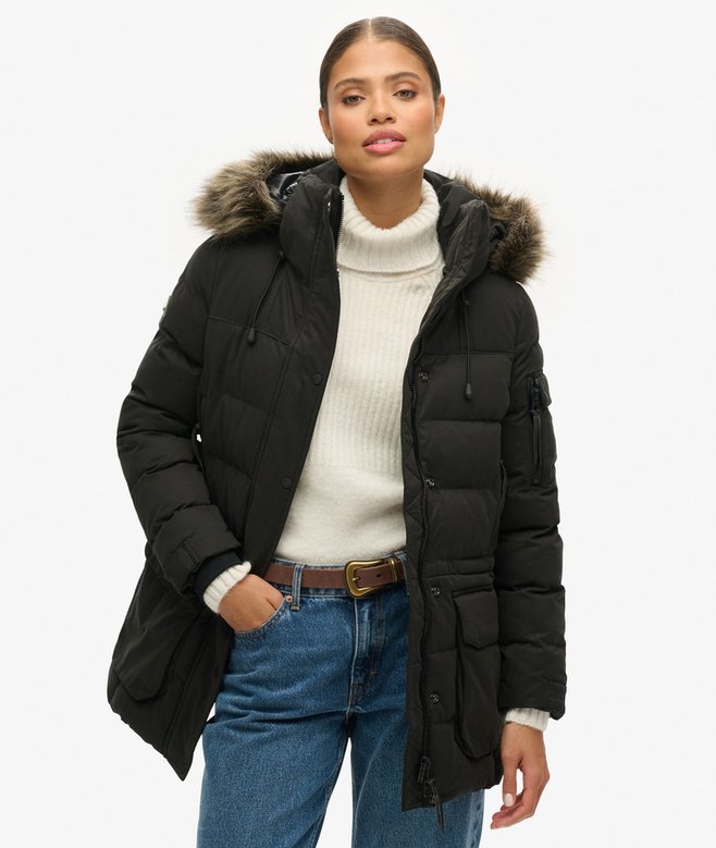 superdry Microfiber Expedition Parka Jacket