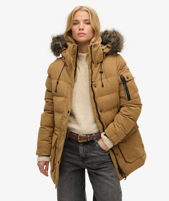 superdry Microfiber Expedition Parka Jacket