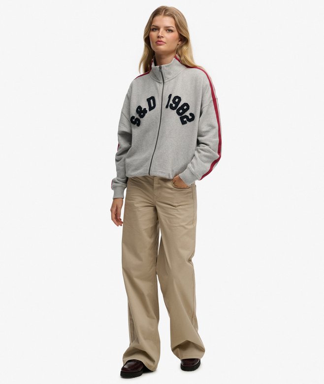 superdry Mid Rise Baggy Chino