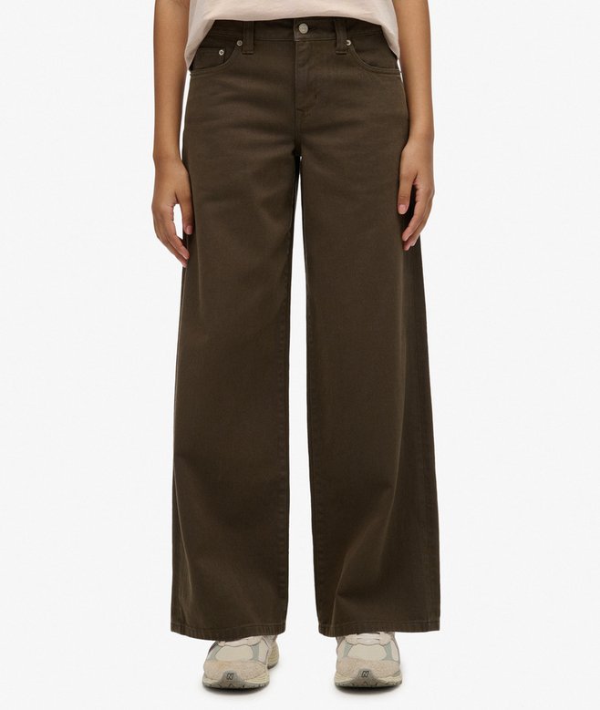Superdry Mid Rise Baggy Pants
