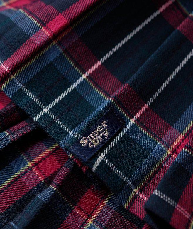 Superdry Mid Rise Check Mini Skirt