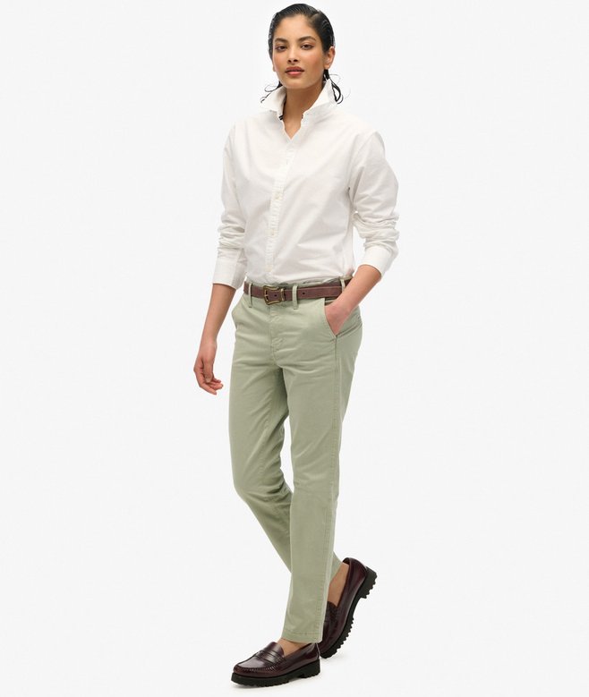 Superdry Mid Rise Chino Trousers