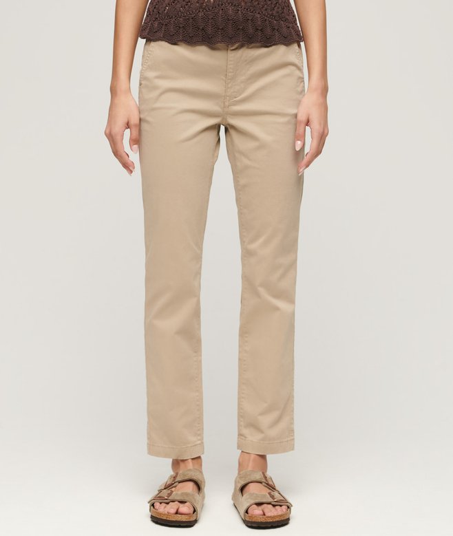 superdry Mid Rise Chino Trousers