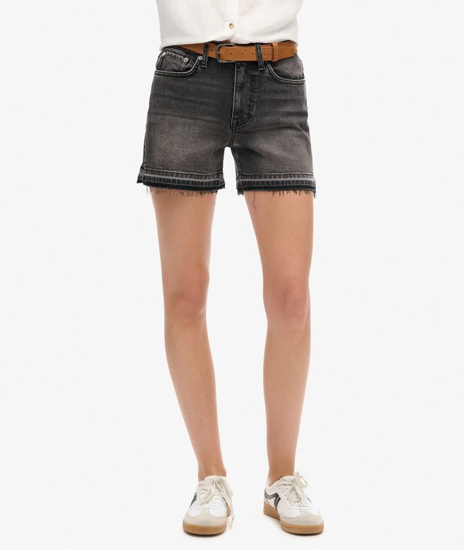 Superdry Mid Rise Cut Off Short