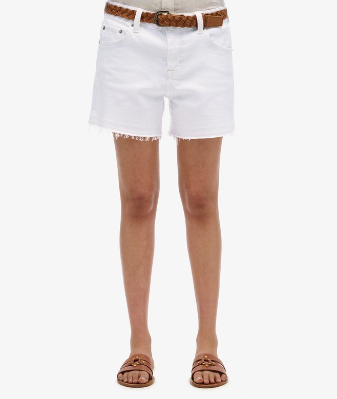 Superdry Mid Rise Cut Off Shorts