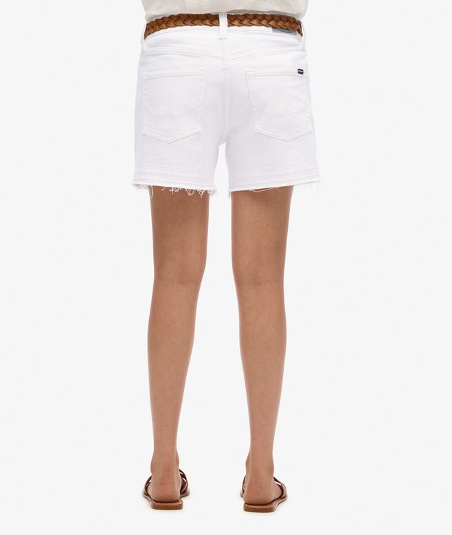 Superdry Mid Rise Cut Off Shorts