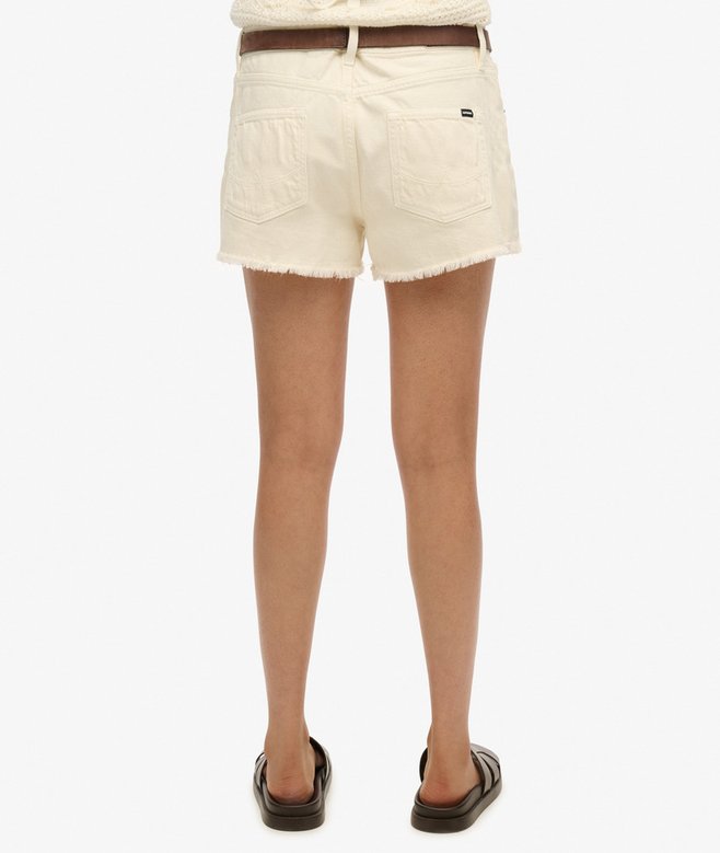 Superdry Mid Rise Denim Hot Shorts