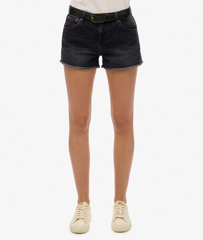 Superdry Mid Rise Denim Hot Shorts