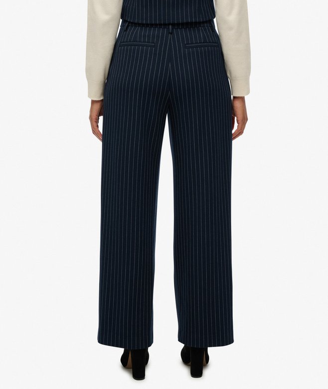 Superdry Mid Rise Pinstripe Trousers