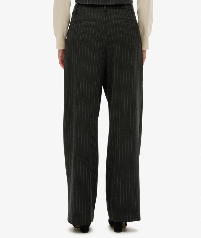 Superdry Mid Rise Pinstripe Trousers