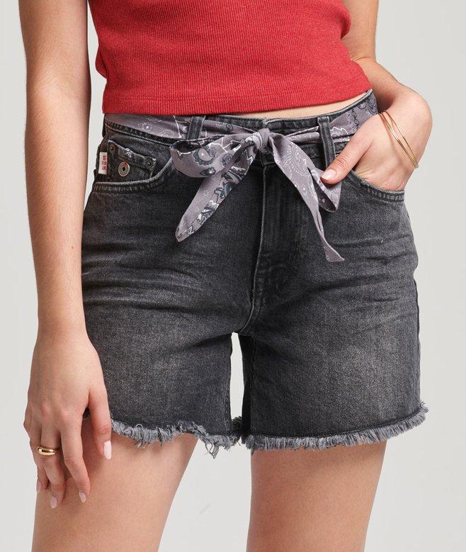 superdry Mid Rise Slim Shorts