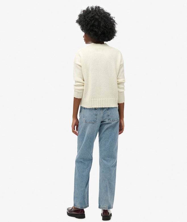 Superdry Mid Rise Straight Leg Jean