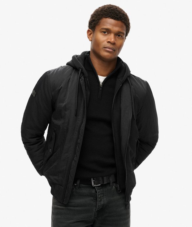 superdry Military Hooded MA1 Jacket