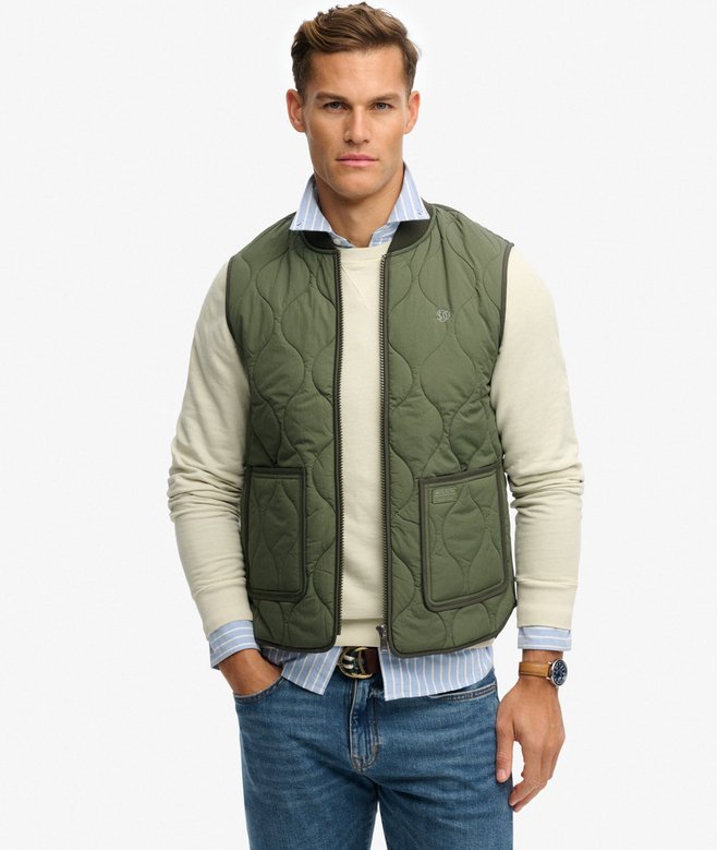 superdry Military Liner Vest Jacket