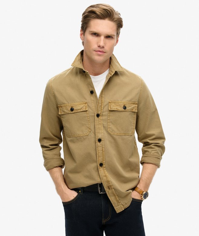 superdry Military Long Sleeve Overshirt