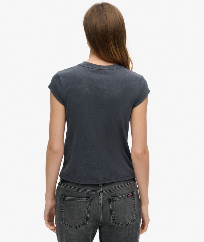 Superdry Motley Crue X Superdry Cap Sleeve T-Shirt