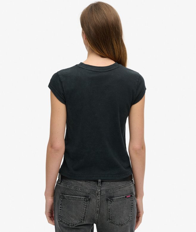 Superdry Motley Crue X Superdry Cap Sleeve T-Shirt