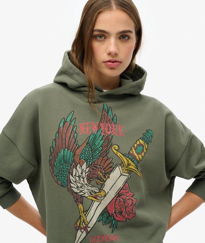 Superdry Neo Trad Tattoo Relaxed Hoodie