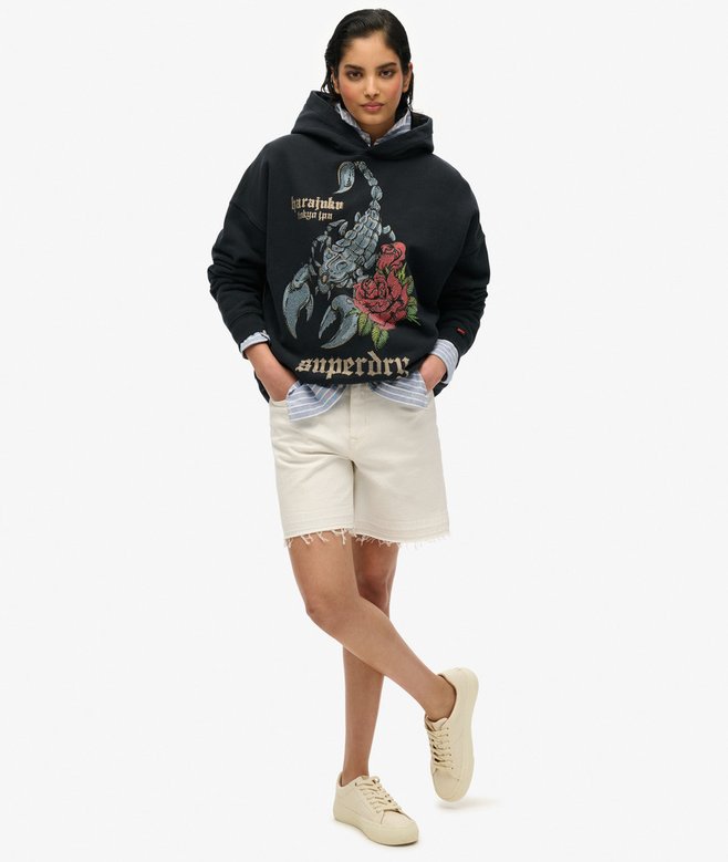 Superdry Neo Trad Tattoo Relaxed Hoodie