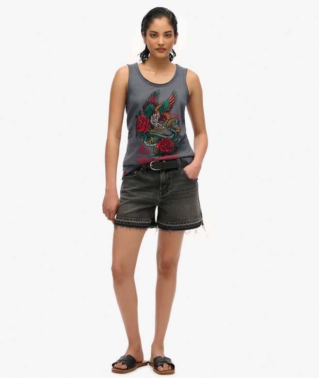 Superdry Neo Trad Tattoo Scoop Neck Tank Top