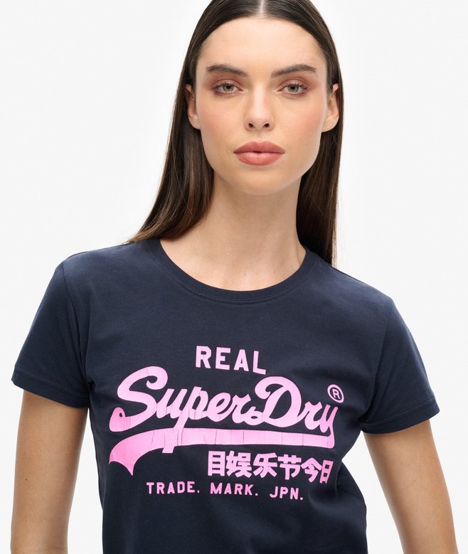 Superdry Neon Graphic Fitted T-Shirt