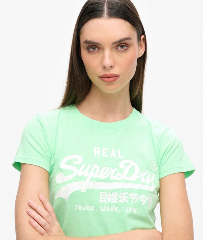 Superdry Neon Graphic Fitted T-Shirt