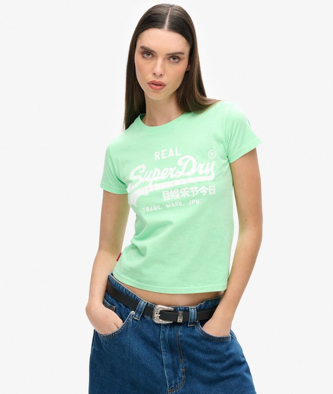 superdry Neon Graphic Fitted T-Shirt