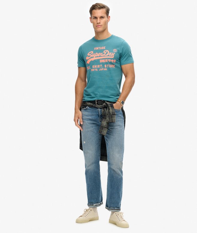 Superdry Neon Vintage Logo Graphic T-Shirt