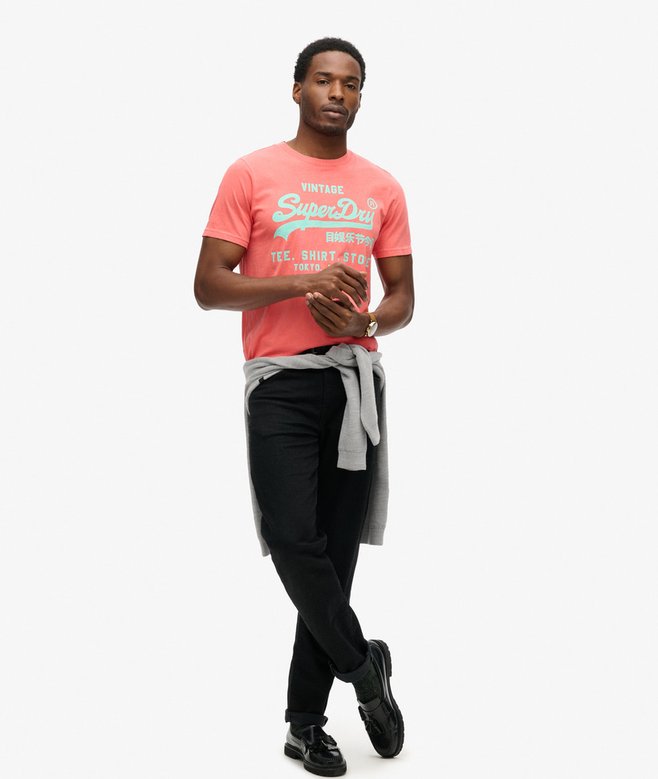 Superdry Neon Vintage Logo T-Shirt
